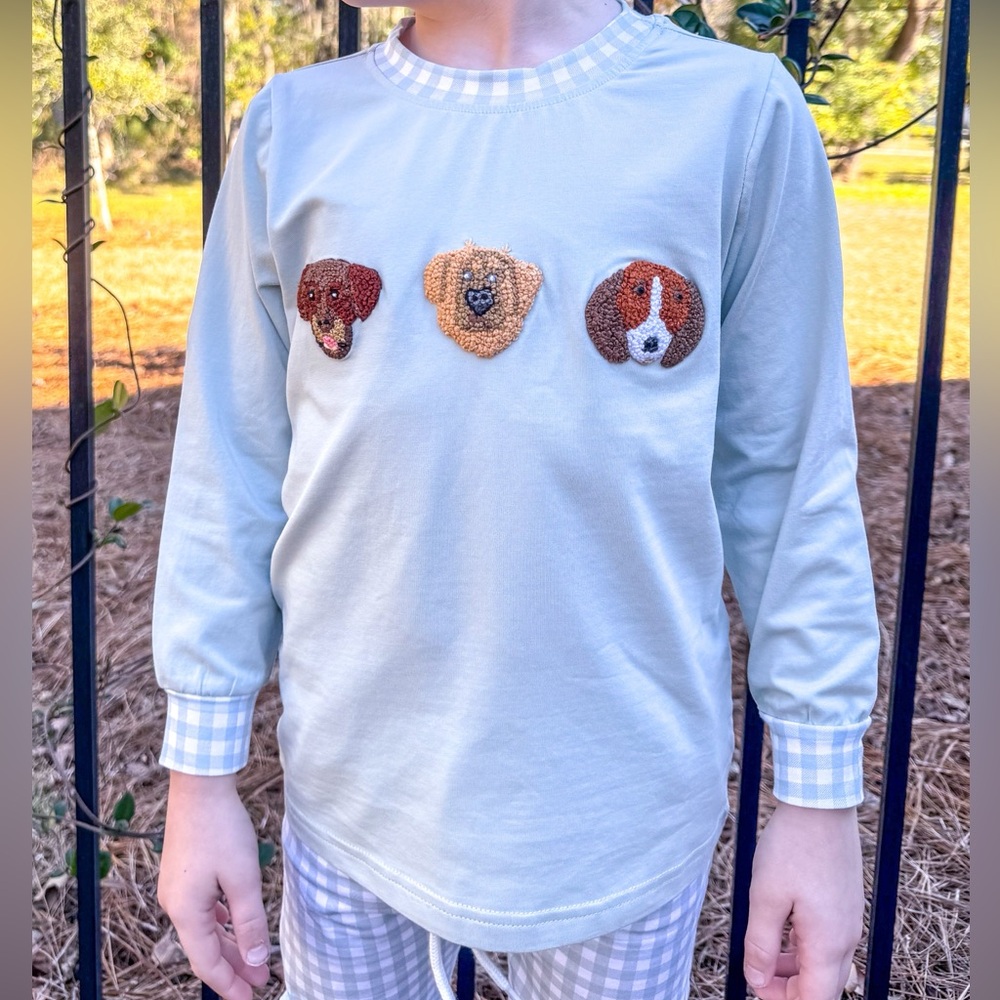 NWT Brynn + Bradley French Knot Buddies Boy Jogger Set - Picture 4 of 4